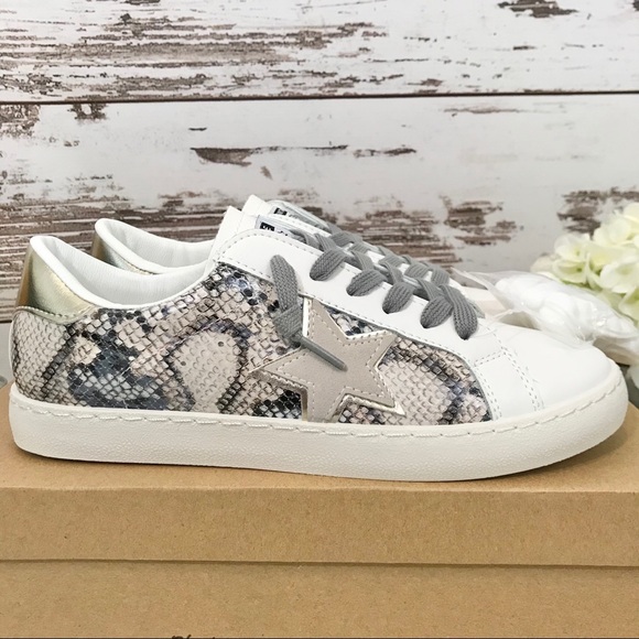 NEW Vintage Havana Betsy Golden Snake Sneakers - Picture 6 of 13